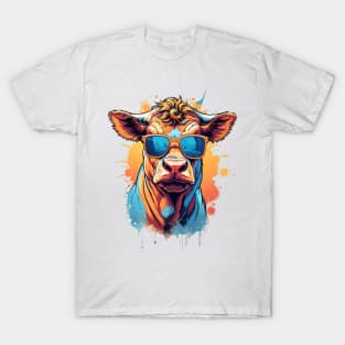 Cool Cow in Sunglasses T-Shirt